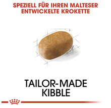 Einzelne Royal Canin Hundefutter Krokette für Malteser