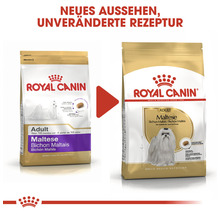 Zwei Packungen Royal Canin Adult Hundetrockenfutter für Malteser, neue Aufmachung, unveränderte Rezeptur