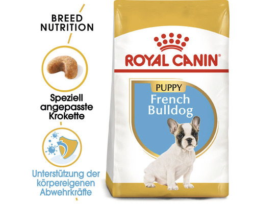 Royal Canin Puppy French Bulldog Hundetrockenfutter Packung