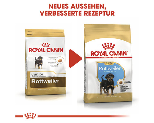 Royal Canin Rottweiler Trockenfutter für Welpen und Junghunde mit neuer Rezeptur