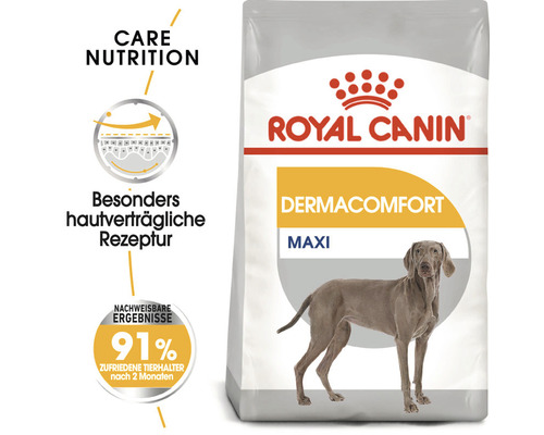 Hundefutter trocken ROYAL CANIN Maxi Dermacomfort 3 kg Royal Canin Derma Comfort Maxi Hundefutter Verpackung