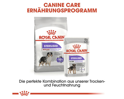 Royal Canin Sterilised Trocken- und Feuchtfutter für Hunde