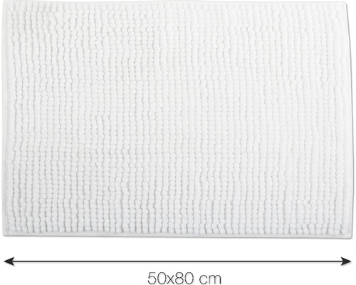 Rechteckige Badematte, 50x80 cm