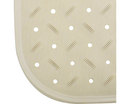 Detail einer Duschmatte mit Löchern und Rillen