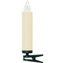 LED-Kerze mit Clip zur Befestigung