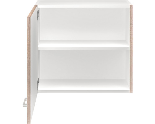 Offener Wandschrank mit zwei Regalböden