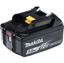 Makita Logo, 18 Volt Lithium-Ionen Akku mit 3.0 Amperestunden
