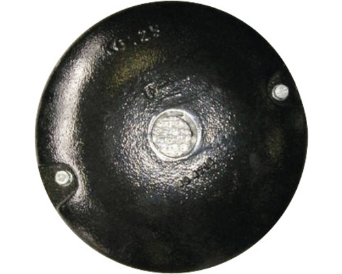 Schwarzer Revisionsdeckel für Inspektionsöffnungen