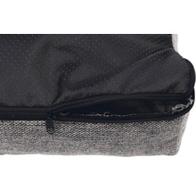 Liegekissen beeztees Memory Foam Zia Grau 100 x 70 cm orthopädisches Kissen zum entspannten liegen