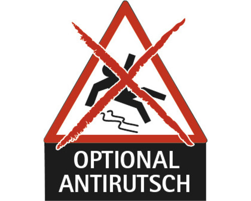 Optionaler Antirutsch Hinweis