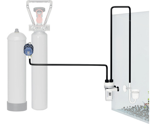 CO2-Anlage zur Versorgung eines Aquariums mit Kohlendioxid