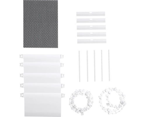 Komponenten für ein Insektenschutzrollo zur Fenster- oder Türmontage