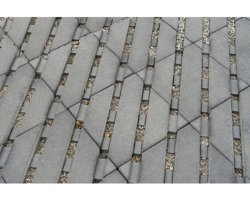 Verbundpflastersteine mit Kiesfugen für den Außenbereich