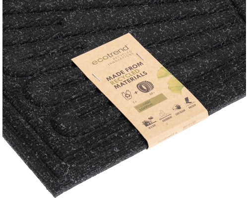 Fußmatte aus Recyclingmaterial, 60x90 cm