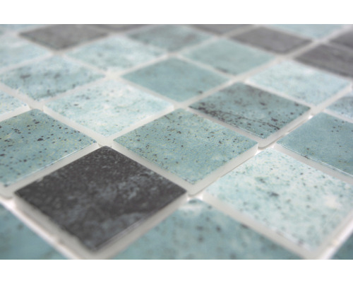 Nahaufnahme von Mosaikfliesen