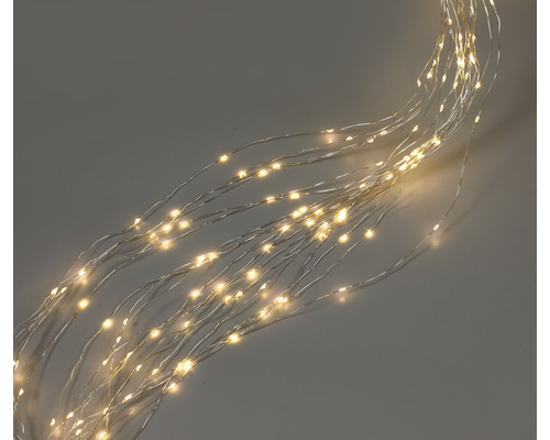 Dekorative Lichterkette mit warmweißen LED-Lichtern