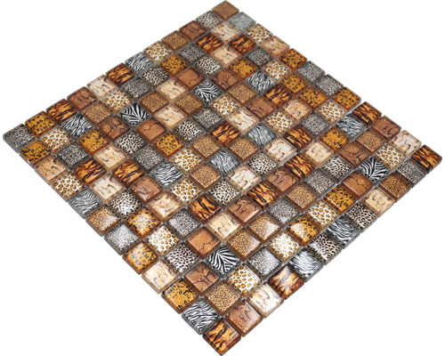 Mosaikfliese mit Tiermuster