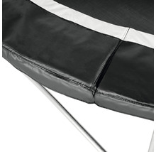 Trampolin EXIT Black Edition 256 x 305 cm schwarz inkl. Sicherheitsnetz Leiter und Verankerungsset-thumb-7
