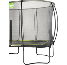 Trampolin EXIT Silhouette mit Sicherheitsnetz 214x305 cm schwarz