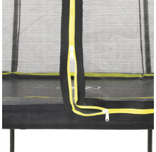 Trampolin EXIT Silhouette mit Sicherheitsnetz 214x305 cm schwarz