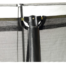 Trampolin EXIT Silhouette mit Sicherheitsnetz 214x305 cm schwarz