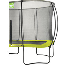 Trampolin EXIT Silhouette mit Sicherheitsnetz 214x305 cm lime