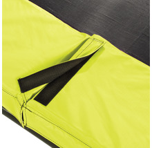 Trampolin EXIT Silhouette mit Sicherheitsnetz 214x305 cm lime