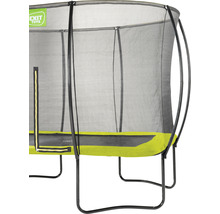 Trampolin EXIT Silhouette mit Sicherheitsnetz 244x366 cm lime