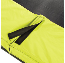 Trampolin EXIT Silhouette mit Sicherheitsnetz 244x366 cm lime