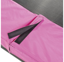 Trampolin EXIT Silhouette mit Sicherheitsnetz 214x305 cm rosa