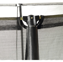 Trampolin EXIT Silhouette mit Sicherheitsnetz 214x305 cm rosa