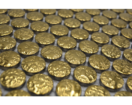 Viele runde Mosaikfliesen