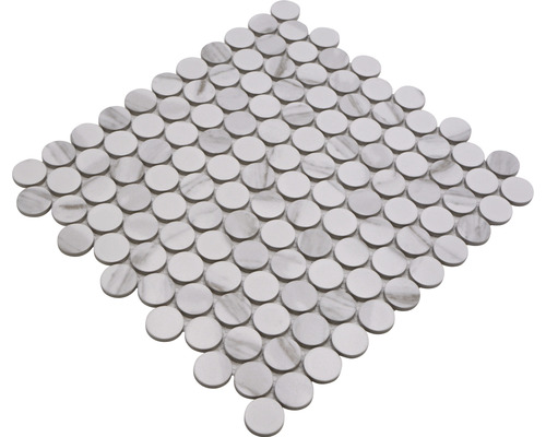 Mosaikfliese mit runden Elementen