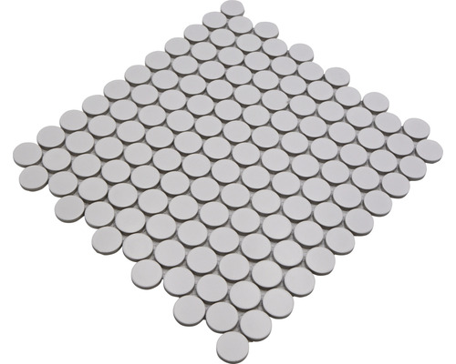 Mosaikfliese mit runden Steinen