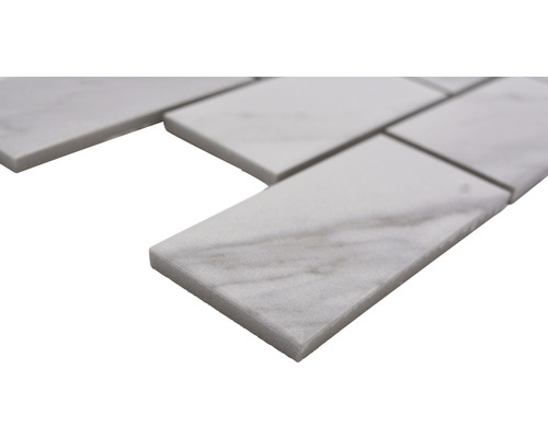 Mosaikfliesen aus Marmor, rechteckig