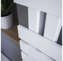 SCHULTE Designheizkörper BREDA 1690 x 600 mm weiß Anschluss unten links