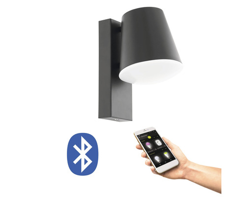 Wandleuchte mit Smartphone-Steuerung per Bluetooth