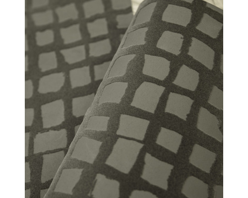 Tapete mit grafischem Karomuster