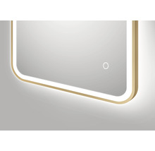 LED Lichtspiegel Chrystal Juno 2.0 bronze 45 x 75 cm