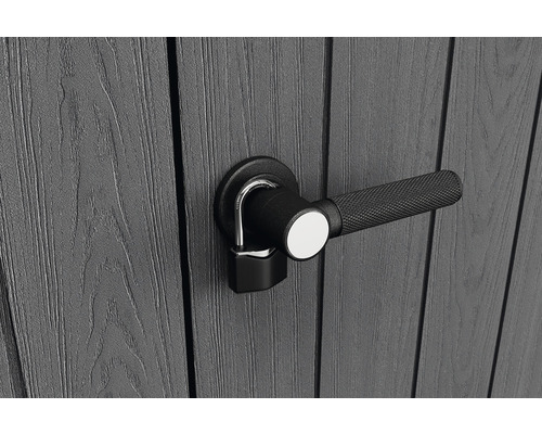 Schloss an einer Gartentür