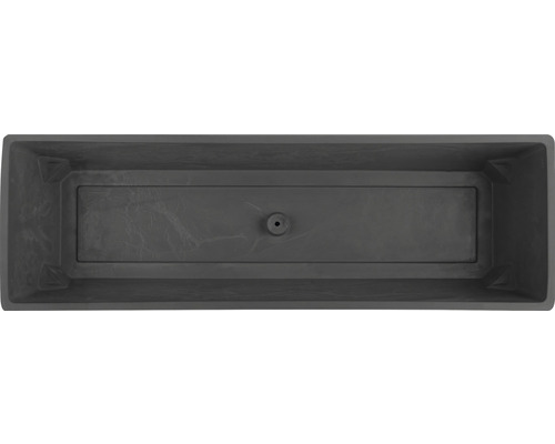 Rechteckiger Pflanzkasten aus Kunststoff, Innenansicht