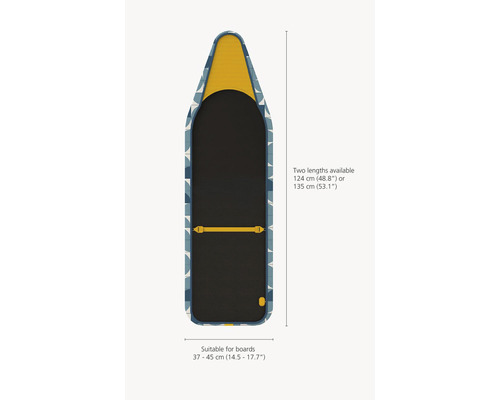 Surfboard-Tasche, geeignet für Boards von 37 bis 45 cm Breite, in zwei Längen erhältlich