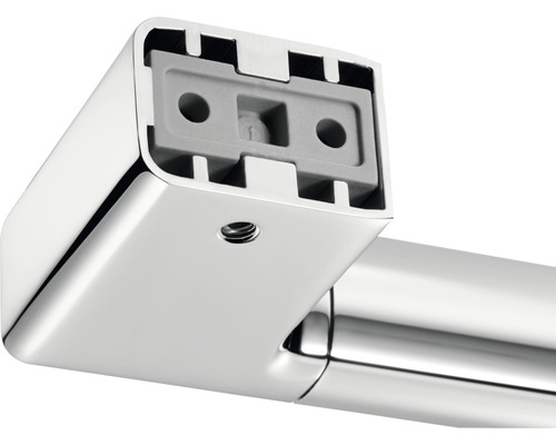 Detailansicht einer Handtuchstangenhalterung