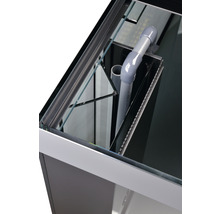 Aquariumkombination EHEIM incpiria 330 marine mit LED-Beleuchtung, Förderpumpe und beleuchtbaren Unterschrank graphit