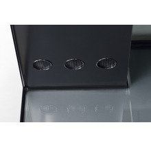 Aquariumkombination EHEIM incpiria 330 marine mit LED-Beleuchtung, Förderpumpe und beleuchtbaren Unterschrank graphit