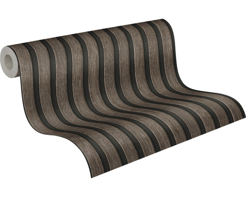 Tapetenrolle mit Holzstreifenmuster