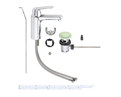 Waschtischarmatur mit Zubehör