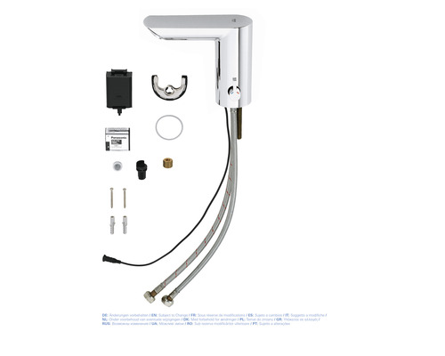 Berührungslose Armatur mit Zubehör