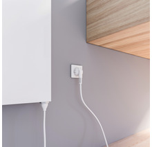 Elektrischer Handtuchwärmer SCHULTE Turin Heizstab links 50,5 x 170,3 cm 600 W mit Schukostecker weiß