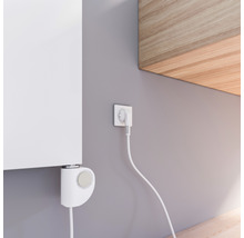 Elektrischer Handtuchwärmer SCHULTE Turin Heizstab links 60,5 x 170,3 cm 600 W mit Heizstab 3 regulierbar weiß